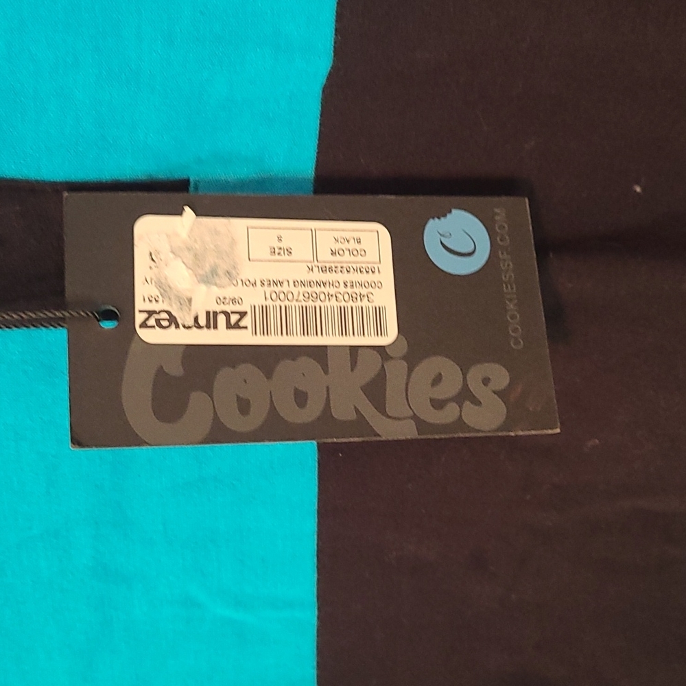 Cookies Changing Lanes Long Sleeve Polo Shirt - Picture 3 of 4